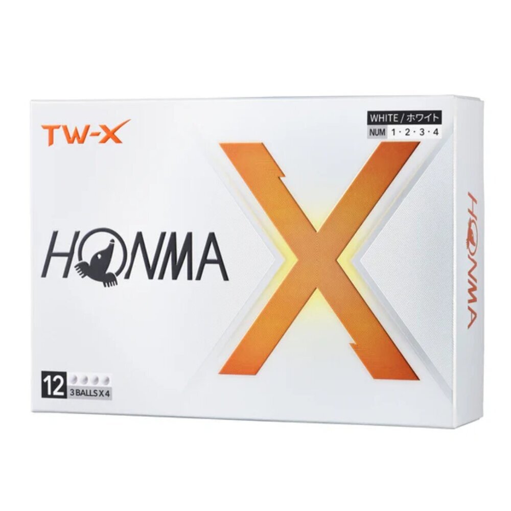 Honma TW-X Golf Balls - White - 1 Dozen